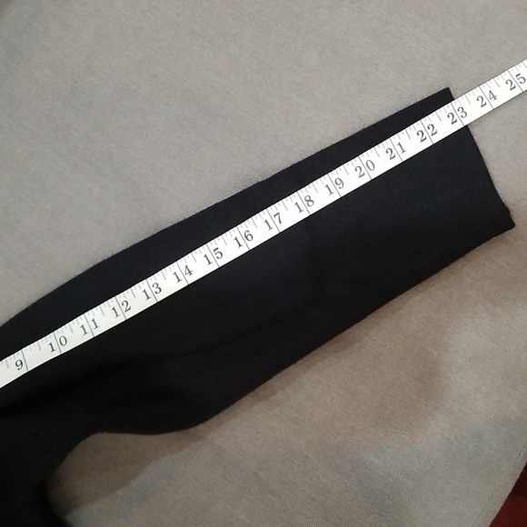 Max Sport Women Maxi Open Front Cardigan  Size L Black Heather Abalone - Picture 9 of 11